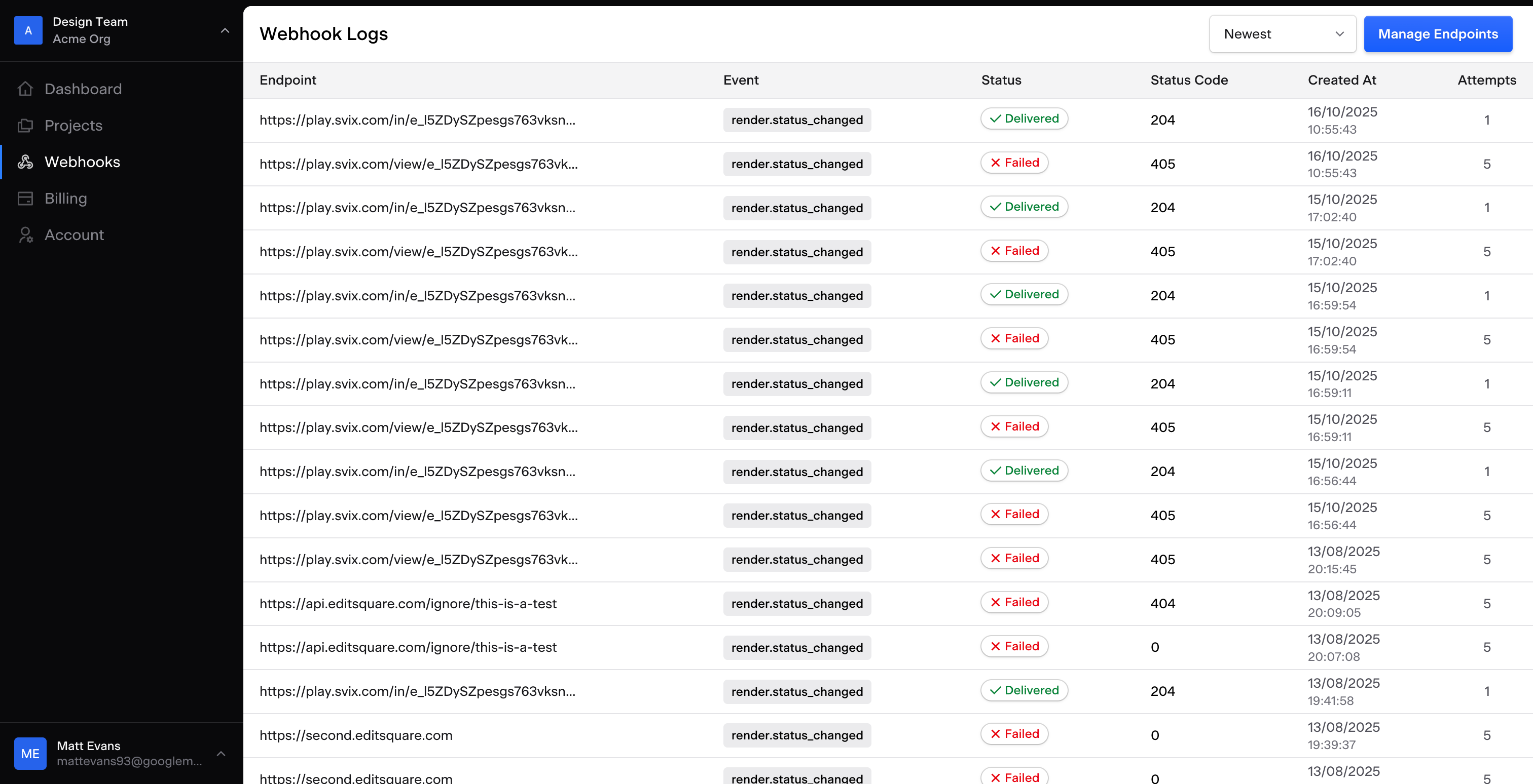 Webhook 1